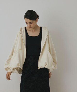 GRACE CONTINENTAL バル－ン裏毛パ－カ－ キナリ