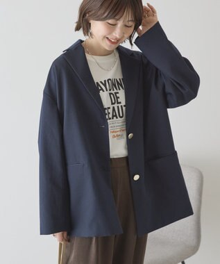 AMERICAN HOLIC オーバーサイズテーラージャケット Navy