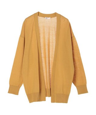 CRAFT STANDARD BOUTIQUE 強撚綿ニットカーディガン Yellow
