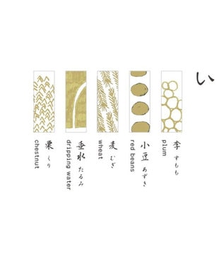 PRESENTERS ROOM toumei / 箔 hashioki 木箱入り5個セットい -