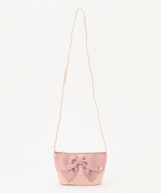 ANY KIDS リボン ポシェット ピンク