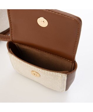 UNBILLION カシュカシュ cachecache / ミニポーチ付エルガリートート キャメル