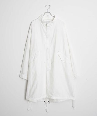 WEGO 【ユニセックス着用ITEM】サイドスリットモッズコート ホワイト