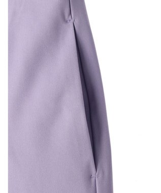 Green Parks 裾スリット／選べる美脚みえパンツ Lavender