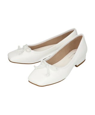earth music&ecology ＯＲｉｅｎｔａｌＴＲａｆｆｉｃ　バレエパンプス White