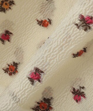 YECCA VECCA シアージャガードペプラムブラウス Ivory