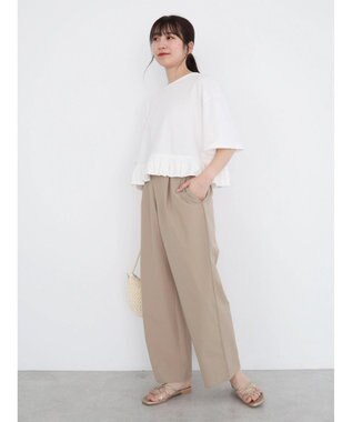 Green Parks ・Ｐｅｔｉｔ　Ｆｌｅｕｒ　スソフリルＴＥＥ Off White