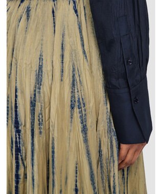 JOSEPH 【洗える】タイダイハボタイ　ロングスカート Desert/Navy