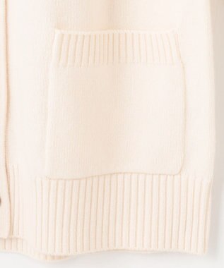 J.PRESS LADIES 【洗える】FAIR ISLE 求心編み カーディガン ホワイト系
