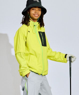 PW CIRCULUS 【 耐水圧20000mm  / レイン対応 】【UNISEX】防水レインウエアセット ゴルフ ライトグリーン系