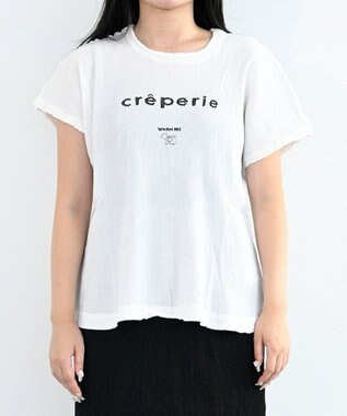 crêprie tsumori chisato creperie DOLMAN SLEEVES T-SHIRT クレプリ ドルマンスリーブTシャツ WHITE