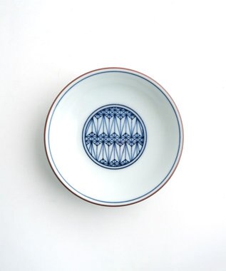 たち吉 【たち吉】染付宝づくし小皿〈５枚〉波佐見焼 ホワイト×ブルー