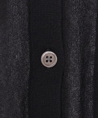 GRACE CONTINENTAL ニットシアーシャツ ブラック