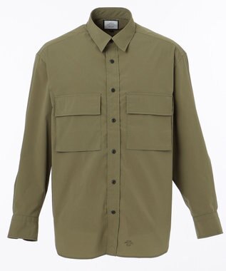 J.PRESS YORK STREET 【UNISEX】ストレッチピーチクロスワークシャツ