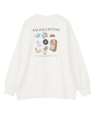 AMERICAN HOLIC Diner 裏毛プルオーバー Off White