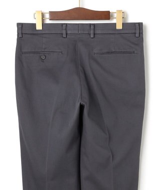 J.PRESS MEN 【ストレッチ】トリコチン ステムテーパード パンツ グレー系