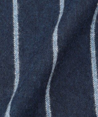 J.PRESS MEN カシミヤマフラー レジメンタルストライプ ブルー系1