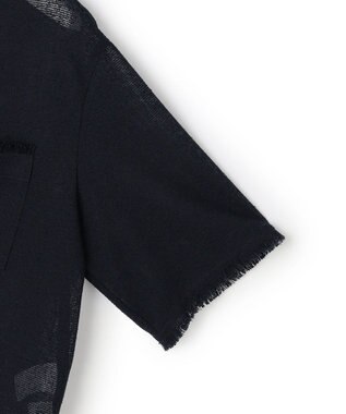 ICB L 【先行予約】サマーレノクロス ハーフスリーブジャケット ネイビー×ブラック