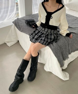 WEGO 2WAYリボンカーデ オフホワイト