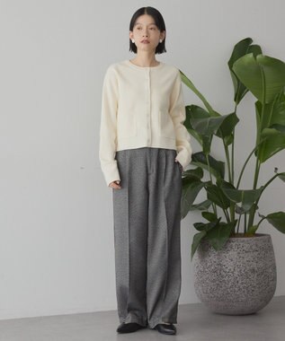 AMERICAN HOLIC バイパチリングドットニットカーディガン Ivory