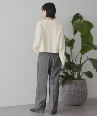 AMERICAN HOLIC バイパチリングドットニットカーディガン Ivory