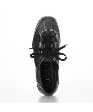 MODE ET JACOMO <D'ICI>ステッチアクセントローテクスニーカー ブラック