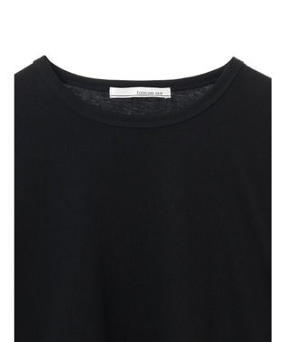 Green Parks ・ＥＬＥＮＣＡＲＥ　ＤＵＥ　ギャザースリーブＴＥＥ Black