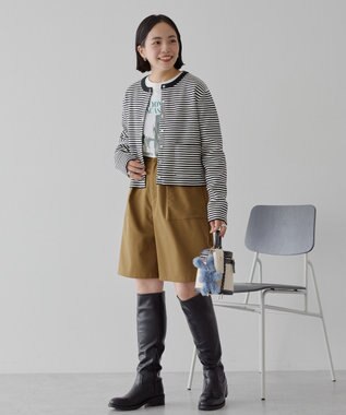 AMERICAN HOLIC バイパチリングドットニットカーディガン Border