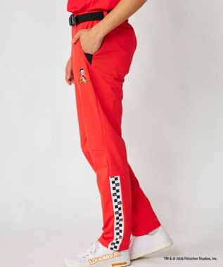 FILA GOLF／marie claire 【LOUDMOUTH×Betty Boop™】メンズ ロングパンツ Red