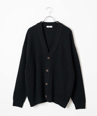 WEGO ルーズフィットカーディガン ブラック