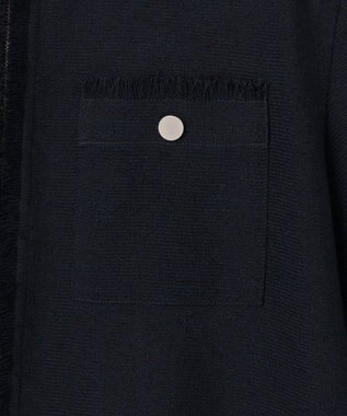 ICB L 【先行予約】サマーレノクロス ハーフスリーブジャケット ネイビー×ブラック