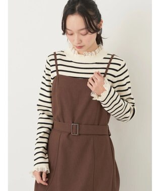 earth music&ecology ウエストマークキャミワンピース Mocha