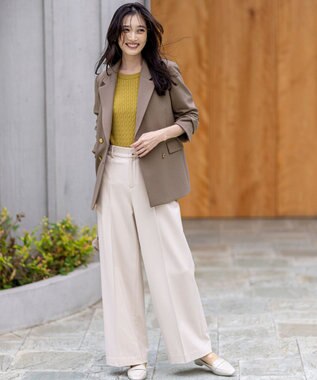 ANY SIS S ケーブルニット プルオーバー シトラスイエロー