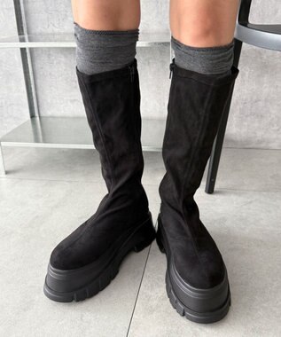 WEGO 厚底ボリュームロングブーツ