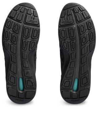 ASICS WALKING ハダシウォーカー レディース 3E相当 ブラック系