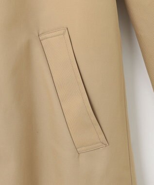 J.PRESS LADIES S 60/2コンパクトギャバ ステンカラーコート ベージュ系