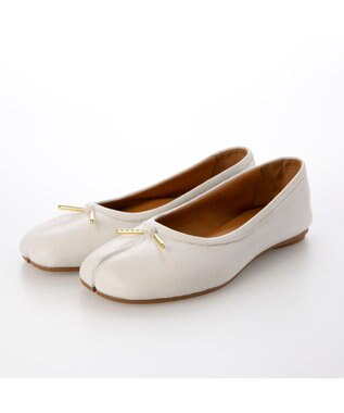 ing <ing>足袋デザインバレエシューズ ホワイト