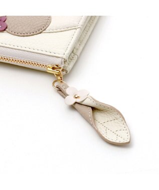 IBIZA アニマーダ　牛革　L字ファスナー財布（ゾウ） アイボリー