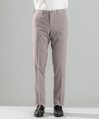 JOSEPH HOMME 新素材【洗える/ストレッチ】ピンヘッドリネンストレッチ　テーパードパンツ / CITY ベージュ系