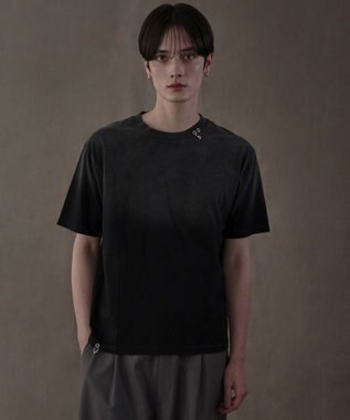 WEGO ピアス付きT（SS） スミクロ