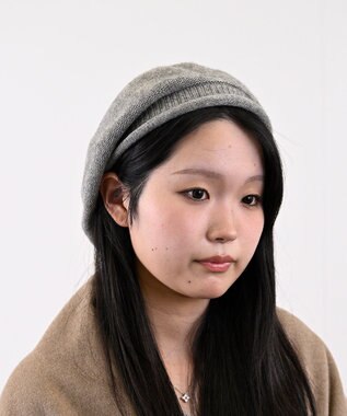 ATRENA 【日本製】カシミヤシルクベレー グレー