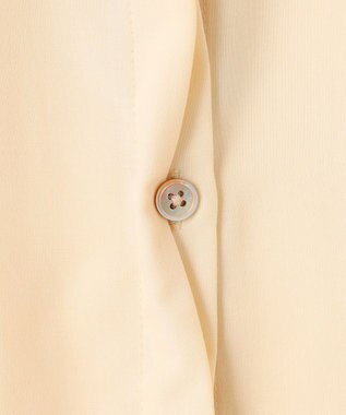 自由区 S 【2WAY・洗える】コードエンブロイダリー襟付き ブラウス シャンパンベージュ