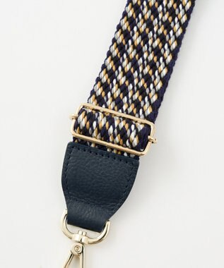 russet アレンジショルダーベルト【ミックステープ】(CE-1147) Navy