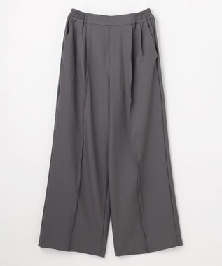ANY L 【ウエストゴム】イージーワイドパンツ グレー