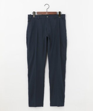 JOSEPH ABBOUD 【キングサイズ】リヨセルリネンシャンブレー パンツ ネイビー系