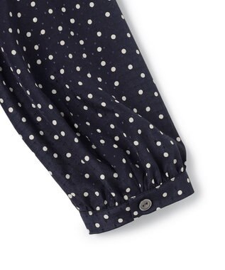 23区 【先行予約】ランダムドットプリント ワンピース ネイビー系