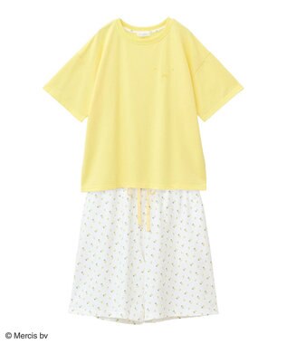 Green Parks ｍｉｆｆｙ／ＳＥＴ２点　Ｔシャツ＋ショートパンツ Yellow