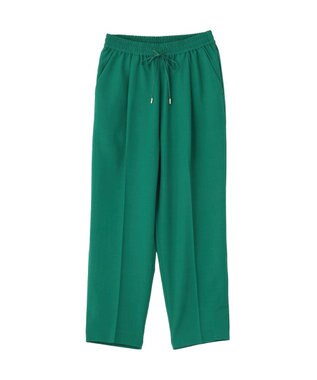 YECCA VECCA 【UVカット】サラサライージーテーパードパンツ Green