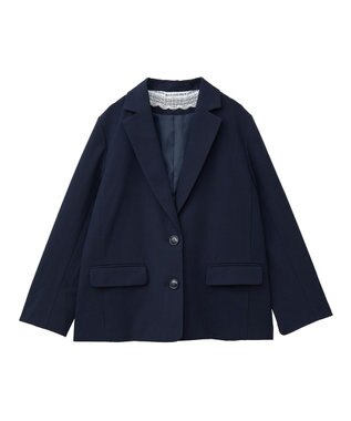 earth music&ecology シングルテーラードジャケット ネイビー