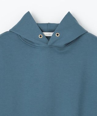 ANY L 【洗濯機可】クロップド丈ダンボールパーカー ブルー